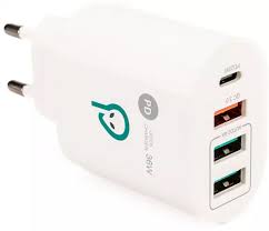 Alimentator retea Spacer Quick Charge 36W 1 x USB Type-C 20W si 1 x USB QC 3.0 2 X USB 2.4A