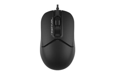 Mouse A4tech FM12 Black, cu fir, negru