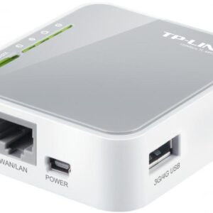 Router Wireless 4G Portabil TP-Link TL-MR3020, 1xLAN 10/100, antena interna, N150, 3G/4G sharing, 1xUSB2.0