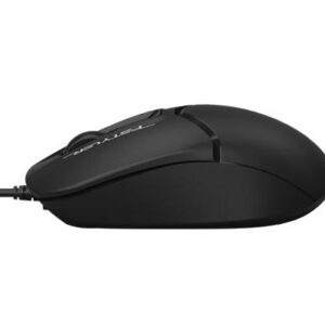 Mouse A4tech FM12 Black, cu fir, negru