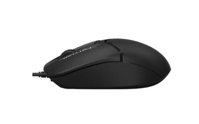 Mouse A4tech FM12 Black, cu fir, negru