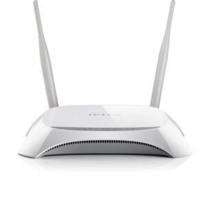 Router 4g Wireless TP-Link TL-MR3420, 1xWAN 10/100, 4xLAN 10/100, 2 antene fixe 5dBi, N300, 3G/4G sharing,