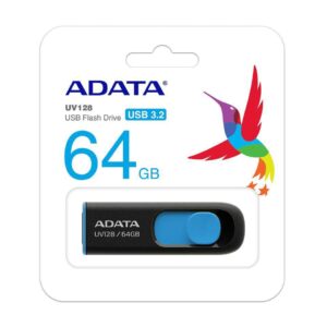 Stick memorie USB Flash Drive Adata AUV128-64G-RBE, 64GB, USB 3.2, negru