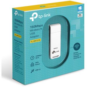 Adaptor wireless TP-Link, N150, USB, 2.4GHz, suporta PSP X-Link, Ralink,
