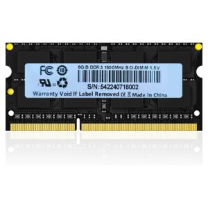 Memorie RAM 8GB DDR3 1600MHz Sodimm refurbished