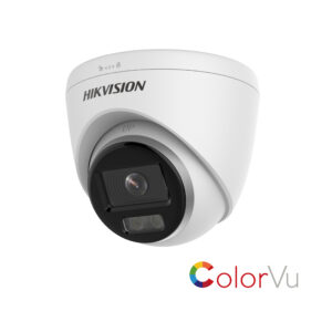 Camera supraveghere Hikvision IP turret DS-2CD1327G0-L28 (2.8mm), 2MP, ColorVu lite - imagini color 24/7 (color pe timp de noapte)