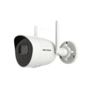 Camera supraveghere Hikvision WIFI IP bullet DS-2CV2041G2-IDW(2.8MM)(W); 4 MP, WIFI 2.4G cu 2 antene, distanta in camp deschis 120metri, microfon si speaker incorporate