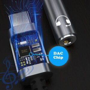 Cablu adaptor Baseus USB Type-C la Jack 3.5mm, gri