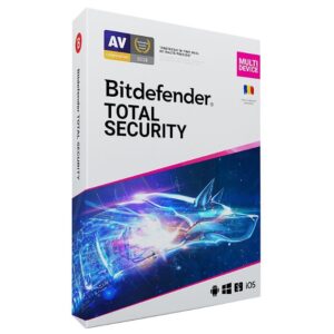 Licenta retail Bitdefender Total Security - 1 an, 10 dispozitive
