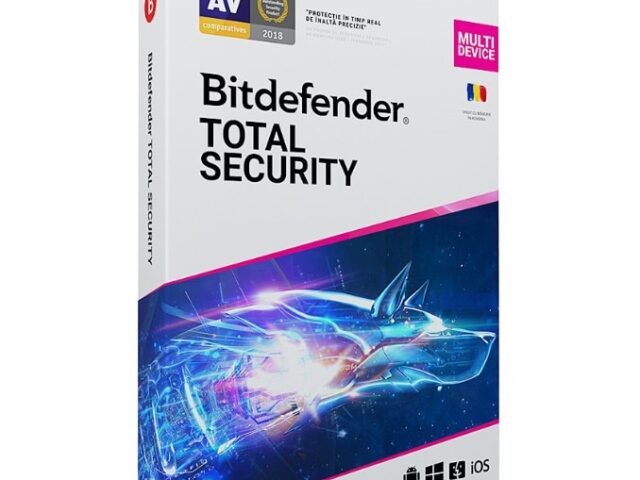 Licenta retail Bitdefender Total Security - 1 an, 10 dispozitive