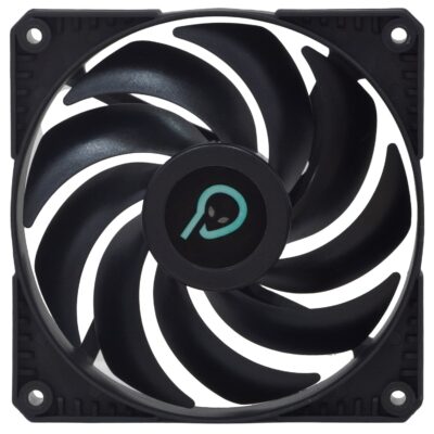 Ventilator Spacer 120x120x25mm, 1600 RPM, 3-pin, fara led, negru
