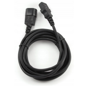 Prelungitor alimentare LANBERG CA-C13E-11CC-0050-BK, C13 la C14, 5m, VDE