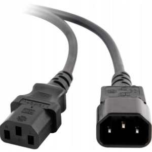 Prelungitor alimentare LANBERG CA-C13E-11CC-0050-BK, C13 la C14, 5m, VDE