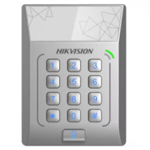 Cititor standalone cu tastatura si card de proximitate Hikvision DS- K1T801E