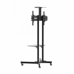 Stand TV Mobil Serioux TV109, Reglabil, 32-70``, VESA 600x400mm, suporta pana la 50kg, negru
