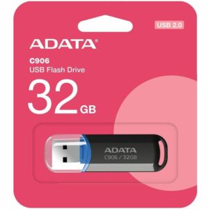 Stick memorie USB Flash Drive Adata C906, 32GB, USB 2.0, negru, AC906-32G-RBK