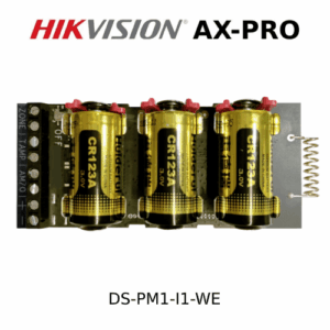 Transmitator wireless Hikvision AX PRO cu o singura intrare, DS-PM1-I1-WE