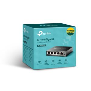 Switch TP-Link TL-SG105E 5 porturi Gigabit Easy Smart metalic