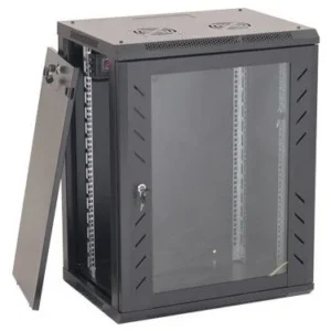 Rack perete 18U 19" 600x450, capacitate incarcare 80 Kg, negru - ASYTECH Networking, ASY-18U-6045W