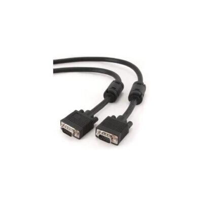Cablu VGA 10m tata-tata Lanberg CCS cu filtre de ferita FullHD