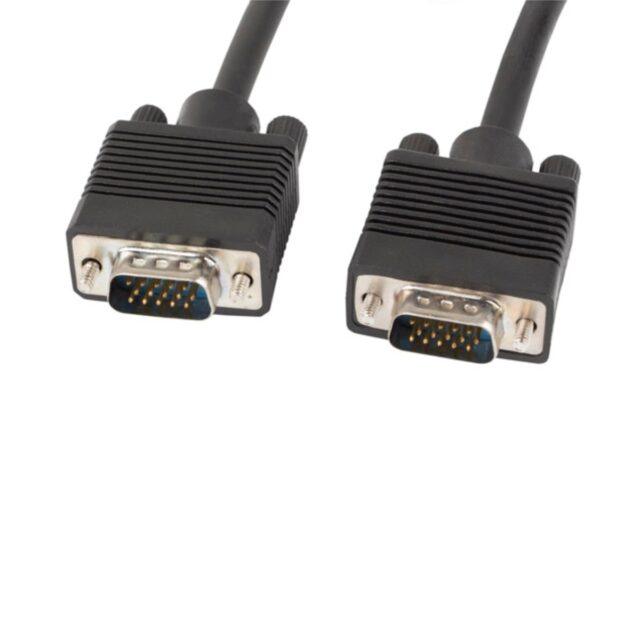 Cablu VGA 5m tata-tata Lanberg CCS cu filtre de ferita FullHD