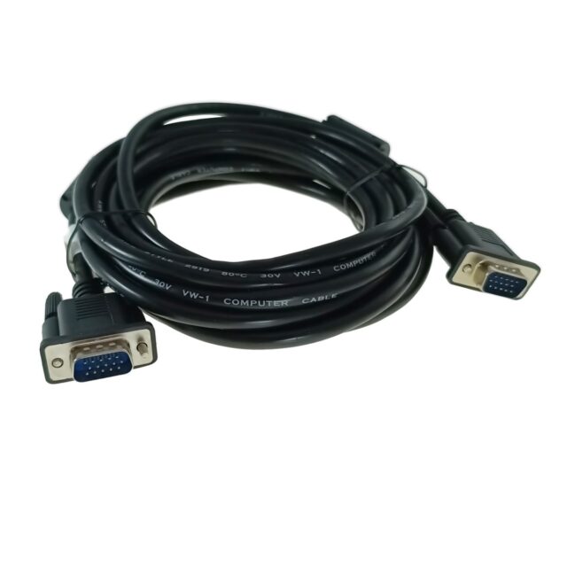 Cablu VGA 5m tata-tata Lanberg CCS cu filtre de ferita FullHD