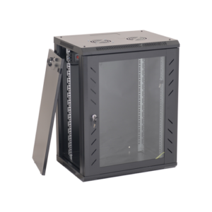 Rack perete 15U 19" 600x450, capacitate incarcare 80 Kg, negru - ASYTECH Networking, ASY-15U-6045W